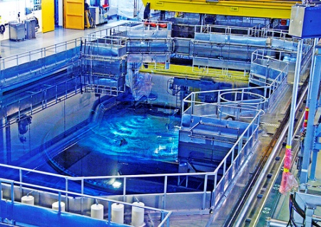 Interior de la central nuclear de Forsmark, Suecia
