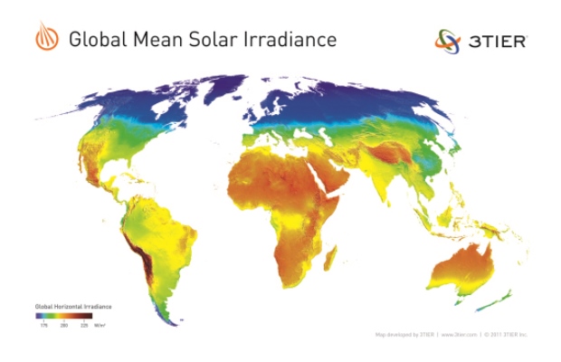 irradiacion solar global